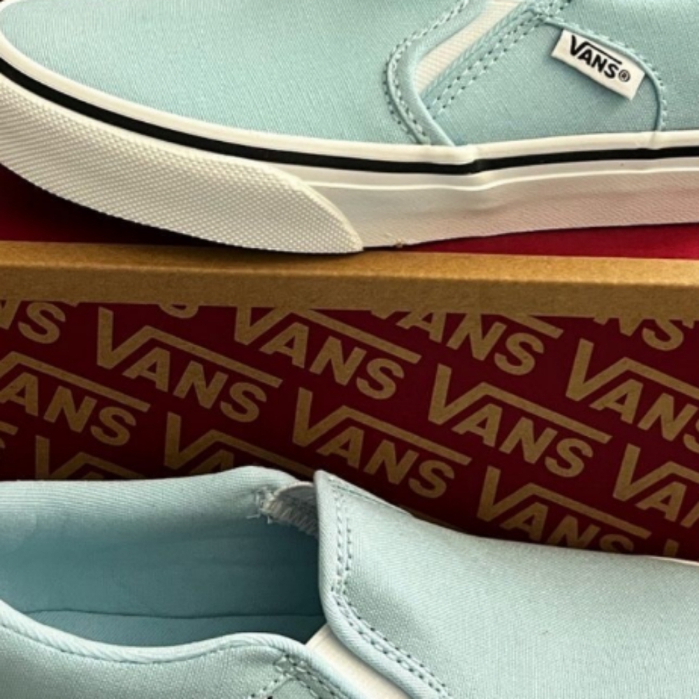 Vans Asher Youth Slip-On Shoes- Size 1